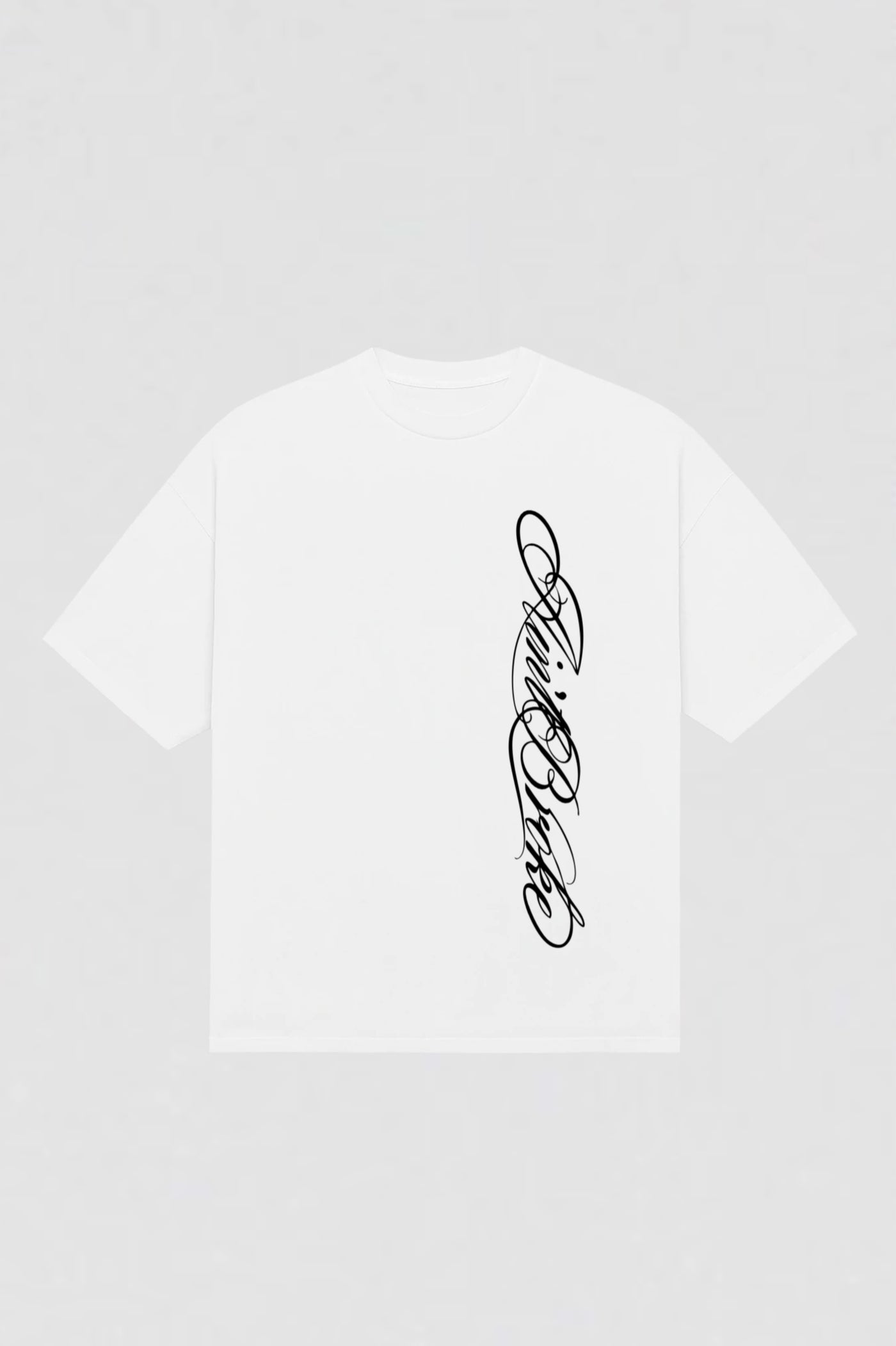 Cursive T-shirt Men