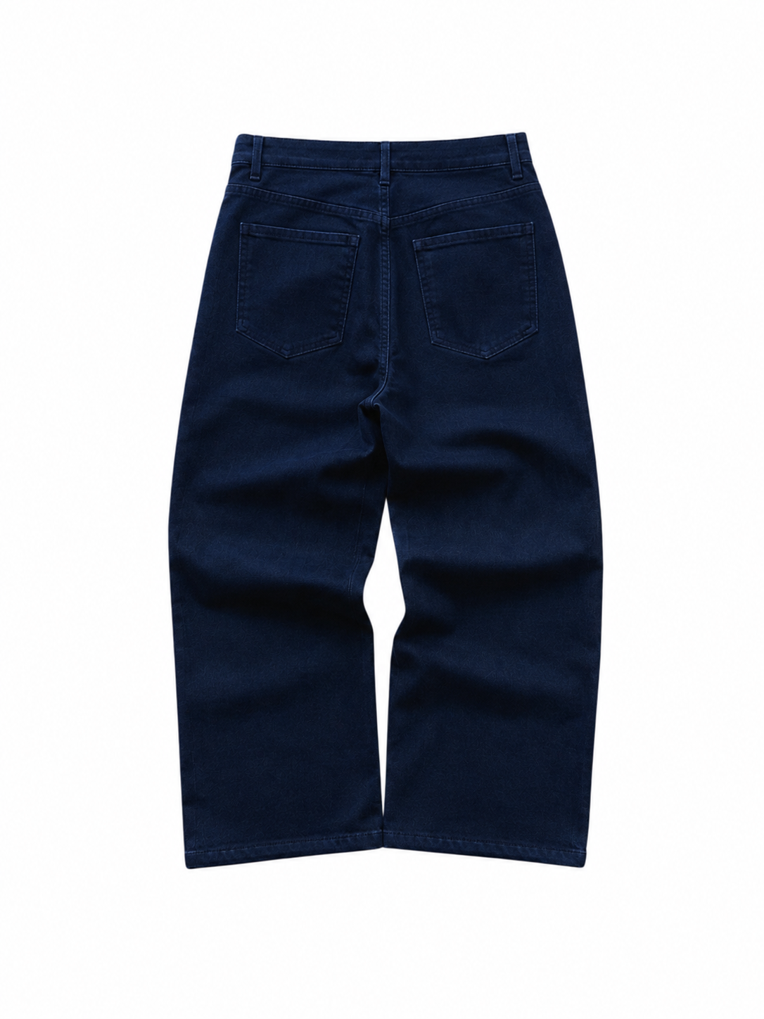Washed Midnight Blue Baggy Denim
