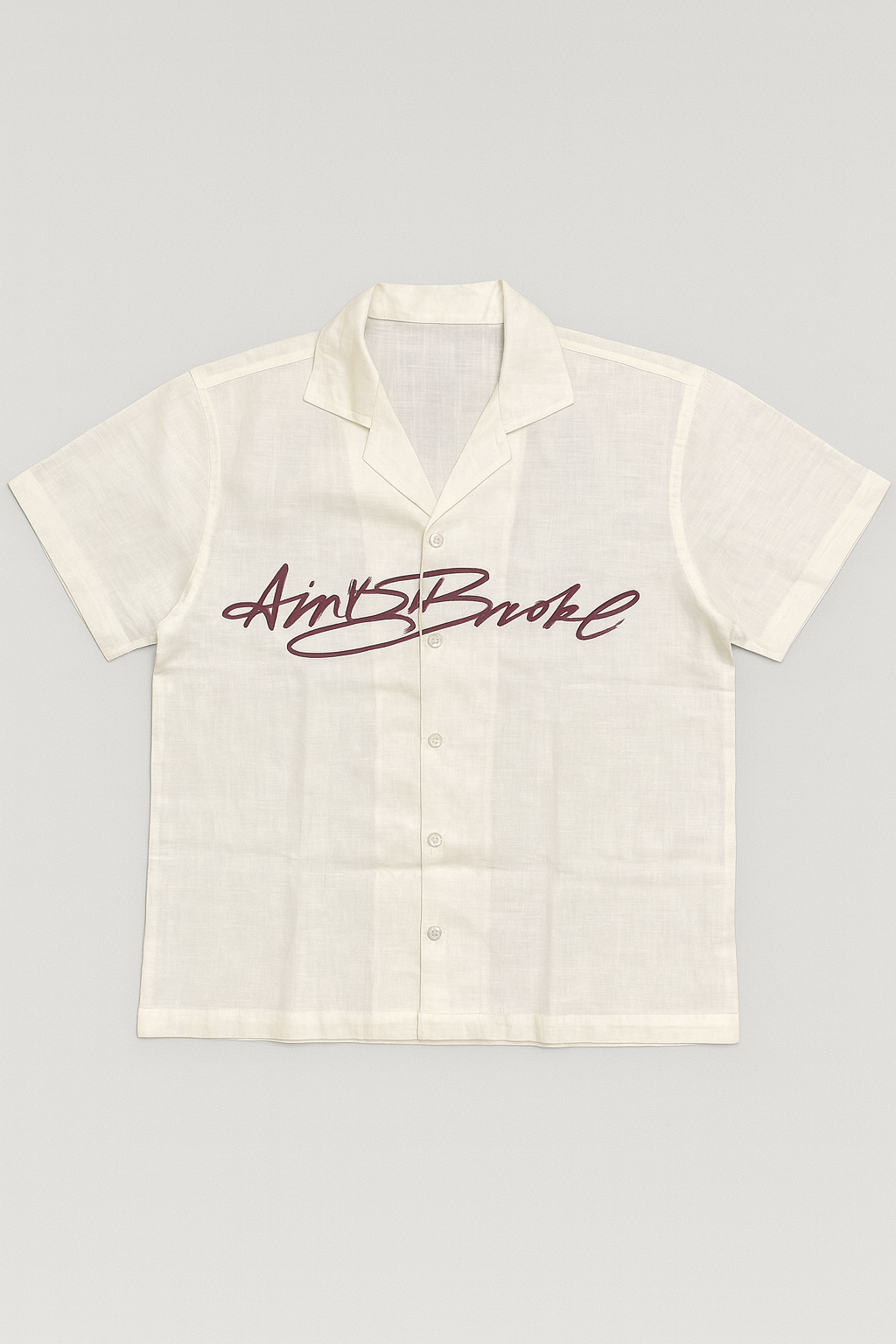 ⁠Off White Linen Shirt