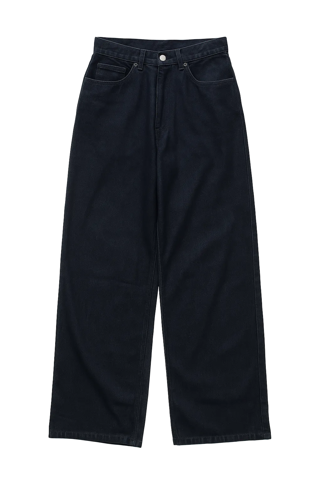 Washed Midnight Blue Baggy Denim