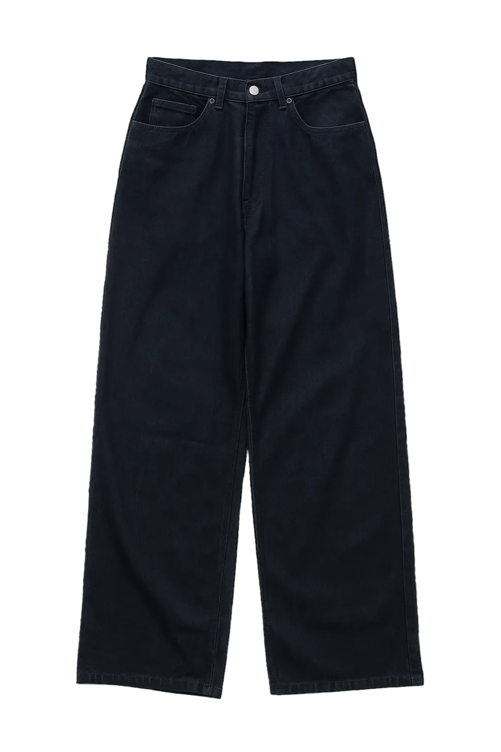 Washed Midnight Blue Baggy Denim