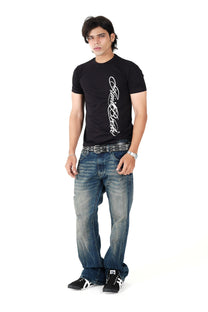 Cursive T-shirt Men