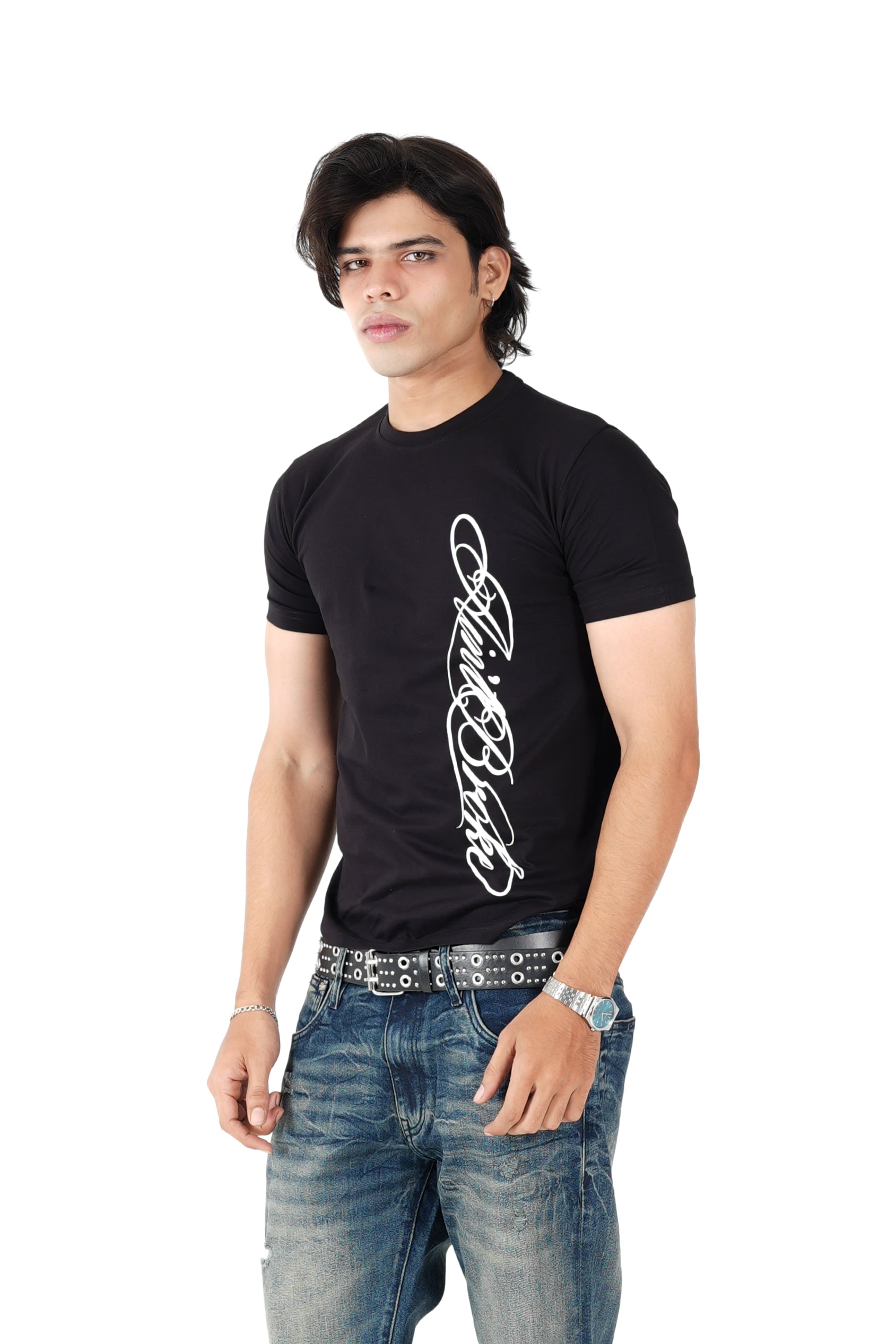 Cursive T-shirt Men