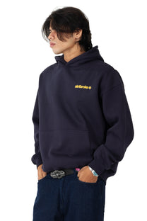 Vintage Navy Blue Hoodie