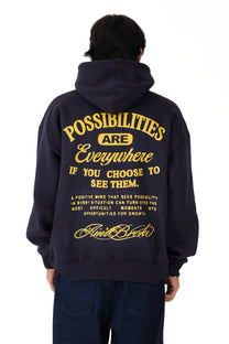 Vintage Navy Blue Hoodie
