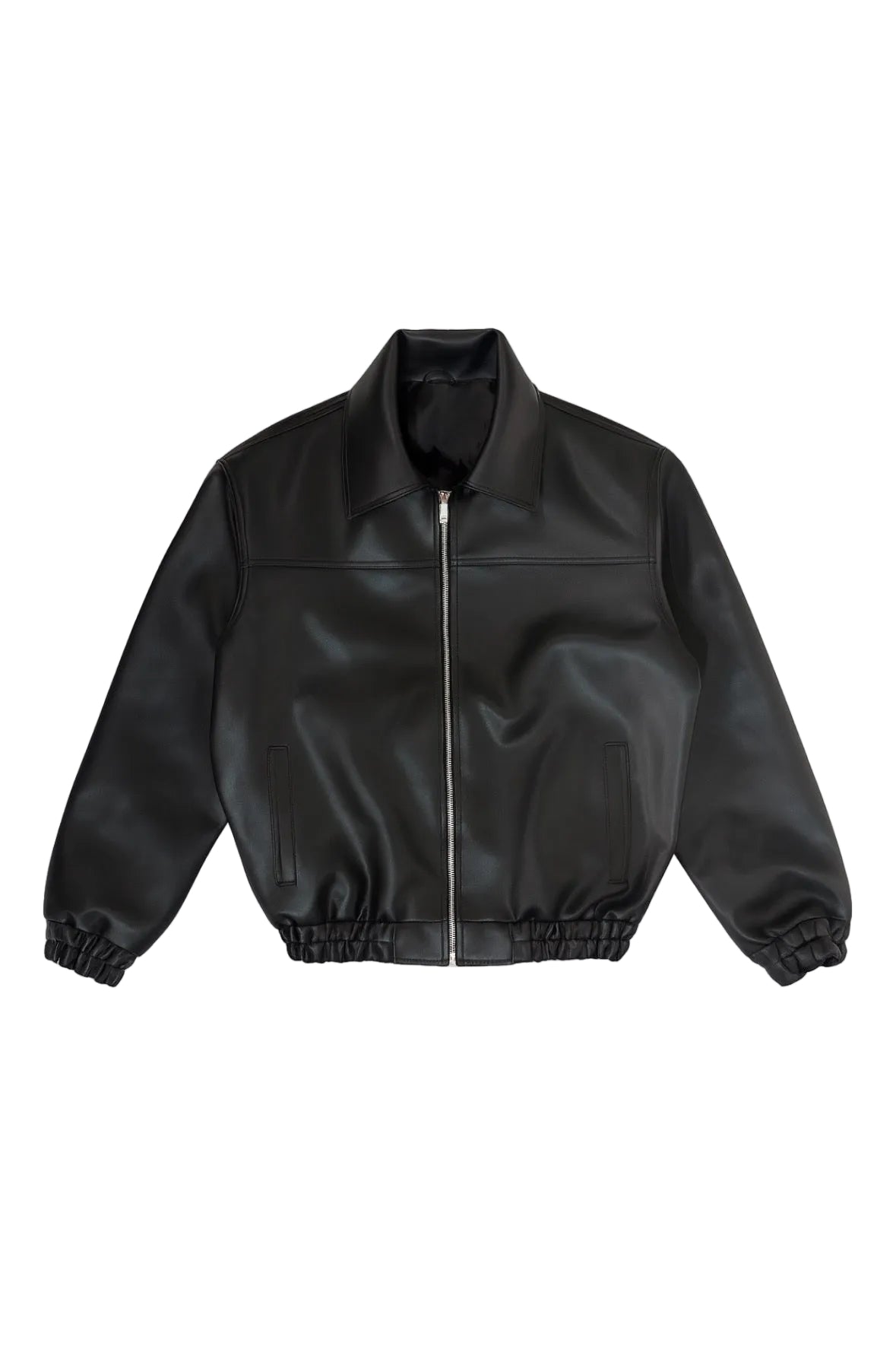 Vintage black bomber leather jacket - limited edition