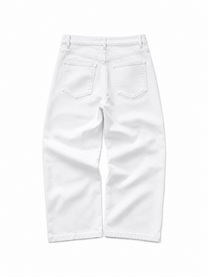 Cloud White Baggy Denim