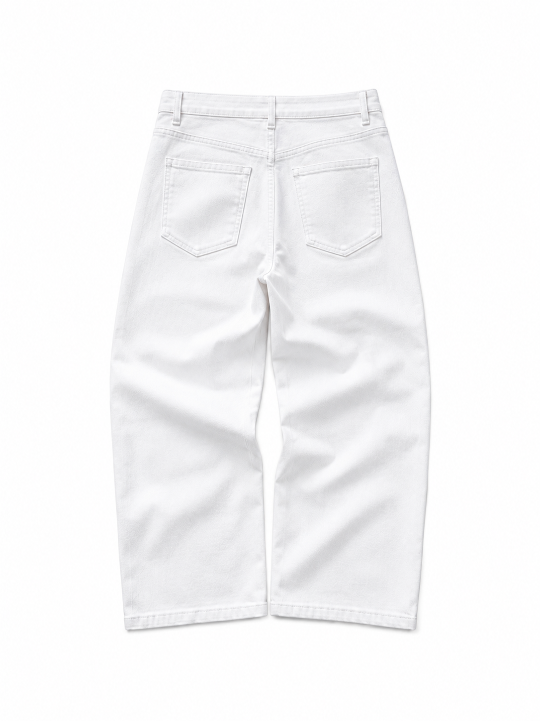 Cloud White Baggy Denim